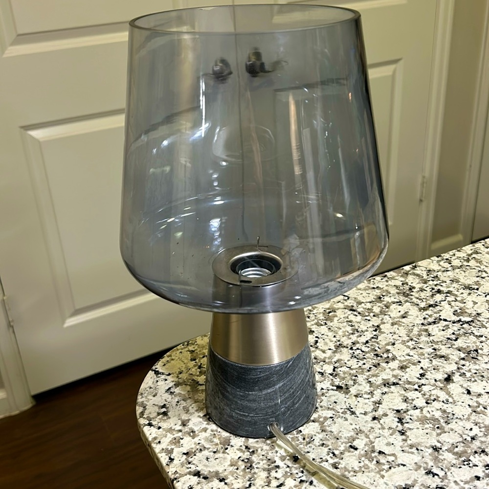 blue ish lamp